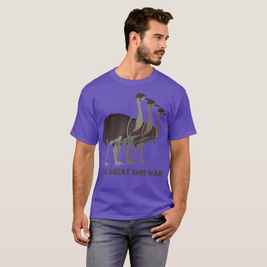 The Great Emu War Of 1932 Emus Australia Bird Tシャツ (正面フル)