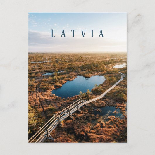 The Great Kemeri Bog Boardwalk, Latvia ポストカード (正面)
