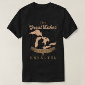 The Great Lakes Shark Free Unsalted Sweat Michigan Tシャツ (デザイン正面)