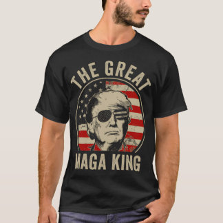 The Great Maga King Funny Trump Ultra Maga King Tシャツ