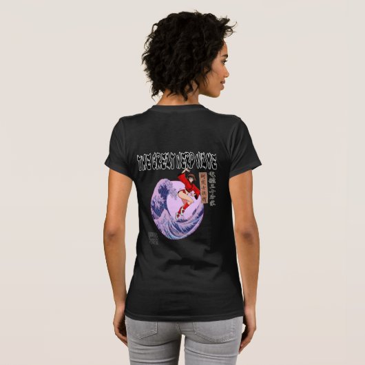The Great Nerd Wave Tシャツ (裏面フル)