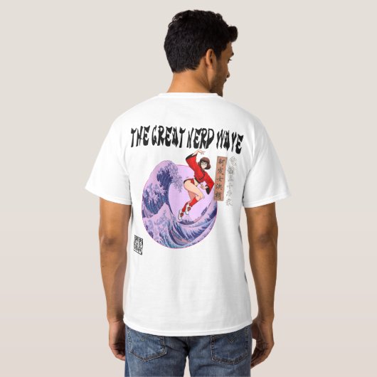 The Great Nerd Wave Tシャツ (裏面フル)