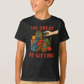 The Great Re-Gifting – Funny White Elephant Christ Tシャツ (正面)
