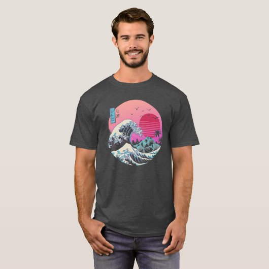 The Great Retro Wave Oversized Tシャツ (正面フル)