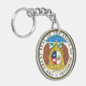The Great Seal of Missouri state キーホルダー (正面左)