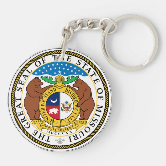 The Great Seal of Missouri state キーホルダー (裏面)