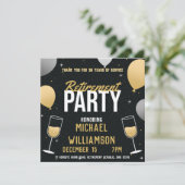 The Great Send‑Off Retirement Party 招待状 (スタンド正面)