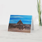 The Great Sphinx and the Pyramid of Khafre カード (正面)
