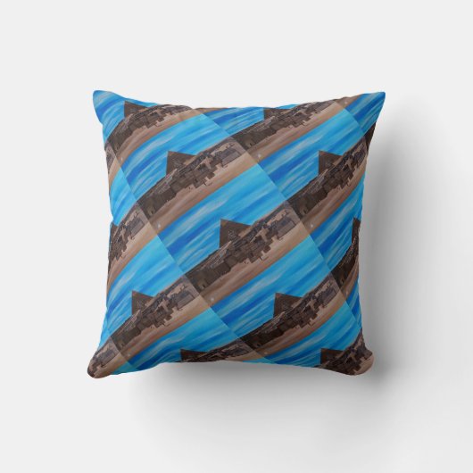 The Great Sphinx and the Pyramid of Khafre クッション (裏面)