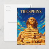 The Great Sphinx Egypt ポストカード (正面/裏面)
