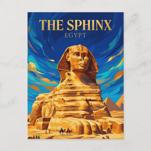 The Great Sphinx Egypt ポストカード (正面)