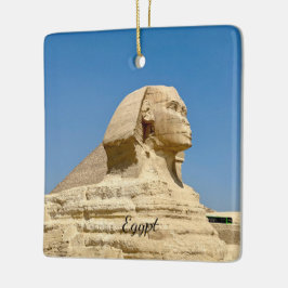 The Great Sphinx of Giza against a clear blue sky, セラミックオーナメント