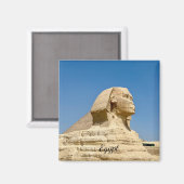 The Great Sphinx of Giza against a clear blue sky, マグネット (正面/裏面)