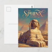 The Great Sphinx of Giza Egypt ポストカード (正面/裏面)