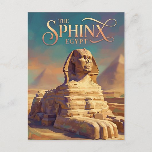 The Great Sphinx of Giza Egypt ポストカード (正面)