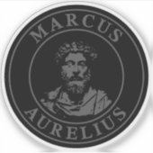 The Great Stoic Marcus Aurelius (grey) シール (正面)