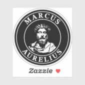 The Great Stoic Marcus Aurelius (white) シール (シート)