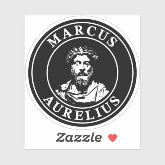 The Great Stoic Marcus Aurelius (white) シール (シート)