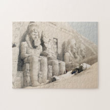 The Great Temple of Aboo Simbel by David Roberts