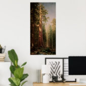 The Great Trees, Mariposa Grove, CA by Bierstadt ポスター (ホームオフィス)