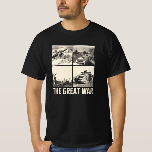 The Great War - WW1 Photos Tシャツ (正面)