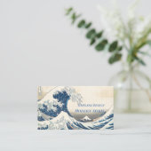 The Great Wave  Business Card 名刺 (スタンド正面)