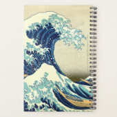The Great Wave – Katsushika Hokusai – Custom Text  プランナー手帳 (裏面)