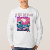 The Great Wave Of Data Tシャツ (正面)