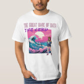 The Great Wave Of Data Tシャツ (正面)