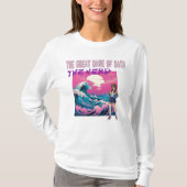 The Great Wave Of Data Tシャツ (正面)
