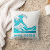 The great wave of kanagawa クッション (ブランケット)