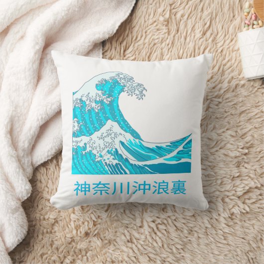 The great wave of kanagawa クッション (ブランケット)