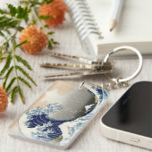 The Great Wave of Kanagawa - Katsushika Hokusai キーホルダー (正面右)