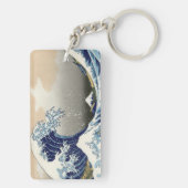 The Great Wave of Kanagawa - Katsushika Hokusai キーホルダー (裏面)