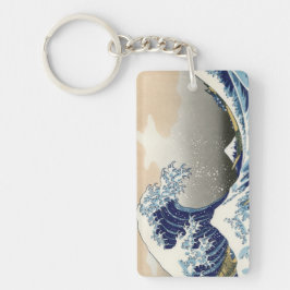 The Great Wave of Kanagawa - Katsushika Hokusai キーホルダー