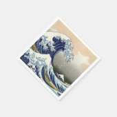 The Great Wave of Kanagawa - Katsushika Hokusai スタンダードカクテルナプキン (角)