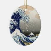 The Great Wave of Kanagawa - Katsushika Hokusai セラミックオーナメント (右)