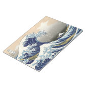 The Great Wave of Kanagawa - Katsushika Hokusai  ノートパッド (アングル)