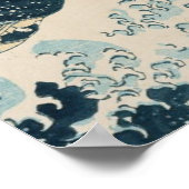 The Great Wave of Kanagawa, Views of Mt. Fuji ポスター (角)