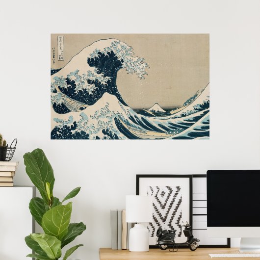 The Great Wave off Kanagawa ポスター (ホームオフィス)