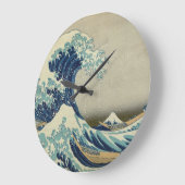 The Great Wave off Kanagawa ラージ壁時計 (傾斜)