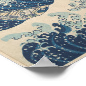 The Great Wave Off Kanagawa by Katsushika Hokusai ポスター (角)