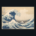 The Great Wave Off Kanagawa by Katsushika Hokusai ポスター<br><div class="desc">The Great Wave Off Kanagawa by Katsushika Hokusai with Mount Fuji in the background</div>