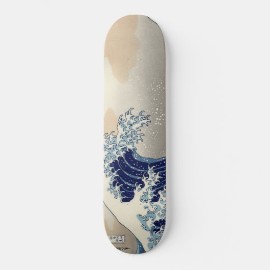 The Great Wave off Kanagawa Hokusai スケートボード (正面)
