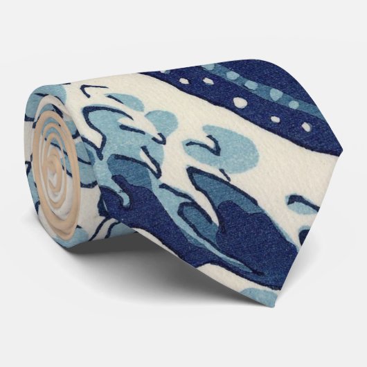 The Great Wave off Kanagawa Hokusai ネクタイ (ロール)