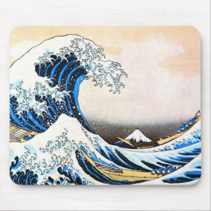 The Great Wave off Kanagawa, Hokusai マウスパッド