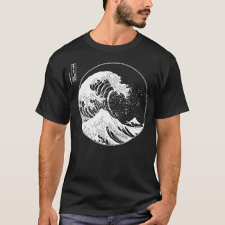 The Great Wave off Kanagawa Hokusai Japanese Art  Tシャツ