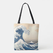 The great wave off kanagawa painting reproduction  トートバッグ (裏面)