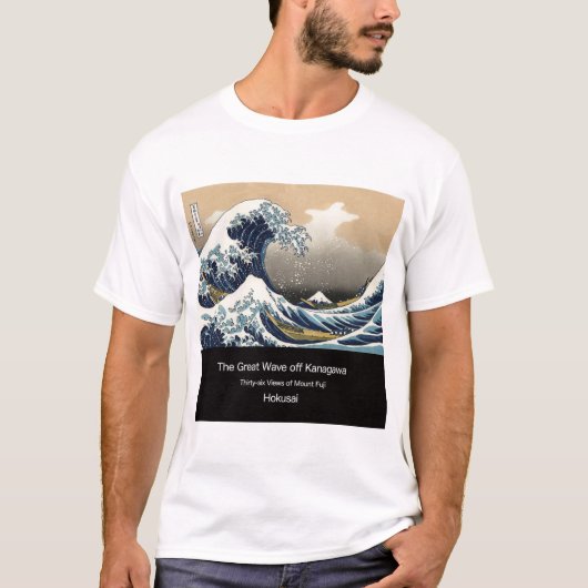 The Great Wave off Kanagawa Tシャツ (正面)