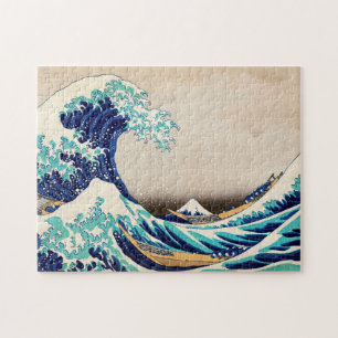 The Great Wave off Kanagawa Vintage Japanese Art ジグソーパズル
